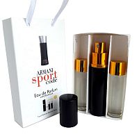 Набор с феромонами Armani Code Sport (3×15 ml)