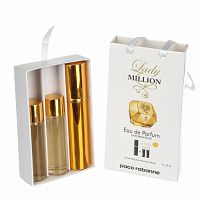 Набор с феромонами Paco Rabanne Lady Million (3×15 ml)