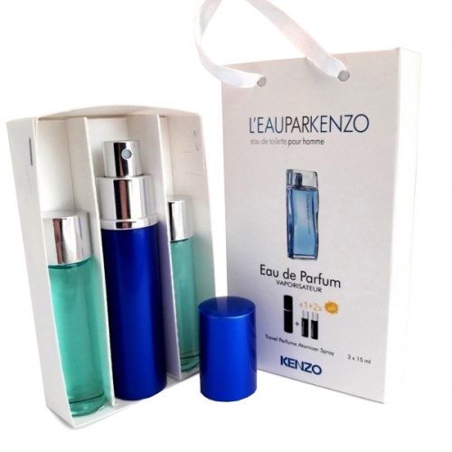 Набор с феромонами Kenzo L'eau par Kenzo pour Homme (3×15 ml)