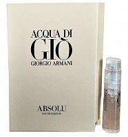 Парфюмированная вода Giorgio Armani Acqua di Gio Absolu для мужчин (оригинал)
