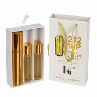 Набор с феромонами Carolina Herrera 212 VIP (3×15 ml)