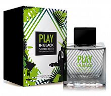 Туалетная вода Antonio Banderas Play In Black Seduction For Men для мужчин (оригинал)