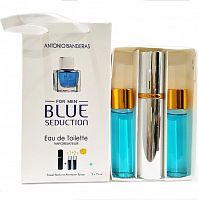 Набор с феромонами Antonio Banderas Blue Seduction (3×15 ml)