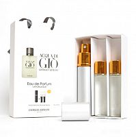 Набор с феромонами Armani Acqua di Gio pour Homme (3×15 ml)