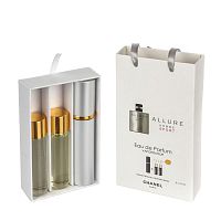 Набор с феромонами Chanel Allure Homme Sport (3×15 ml)